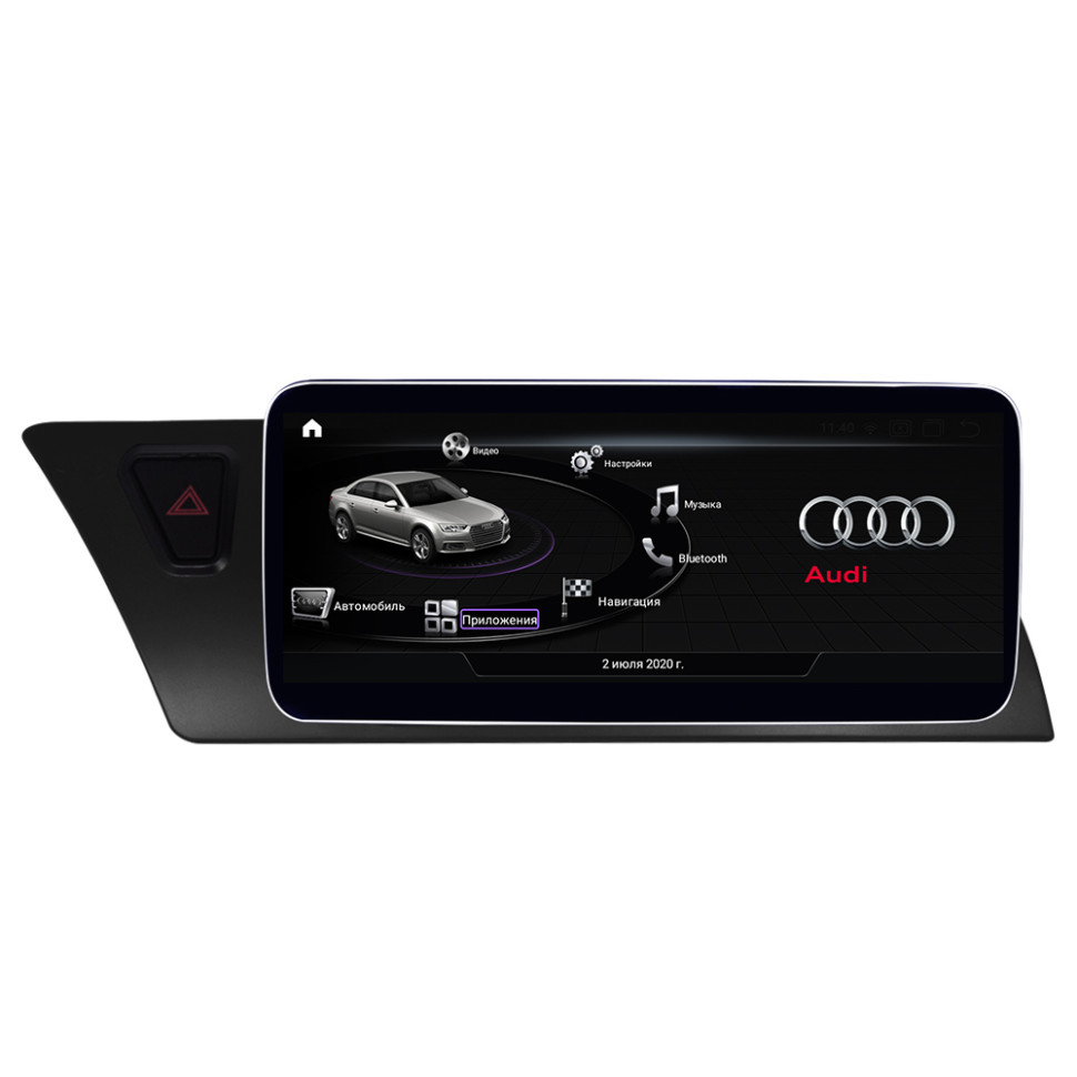 Штатная магнитола Parafar для Audi A4/A5 (2009-2015) (оригинальный AUX, квадратный LVDS, OEM 2G, низкая комплектация) 10Pin экран 10.25" разрешение 1920*720 на Android 11.0 (PF7938AHD)